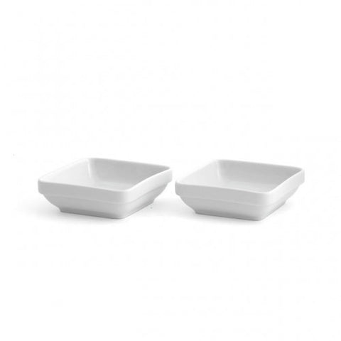 Arte Italica Porcelain Square Hors d'Oeuvres Serving Bowls