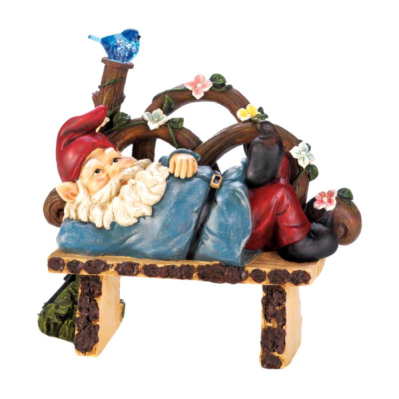 Afternoon Nap Solar Powered Gnome 10018199 – Baubles-N-Bling