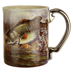bass scene ceramic beverage mug