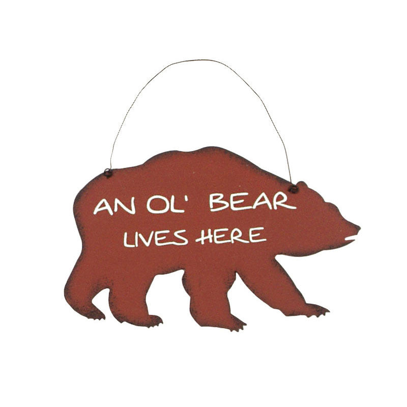 bear it signs an ol' bear lives here