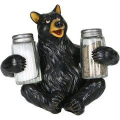 black bear salt & pepper shakers