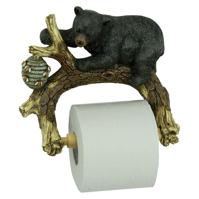 black bear toilet tissue holder