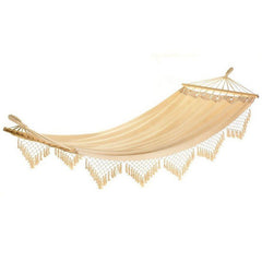 cape cod style canvas crocheted hammock