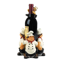 chef trio wine bottle holder