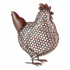 chicken wire garden sculpture