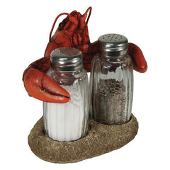 crawfish salt and pepper shakers set