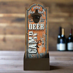 deer camp galvanized bottle opener