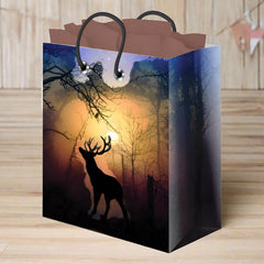 deer forest medium gift bag