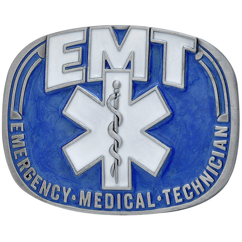emergency medical technician belt buckle