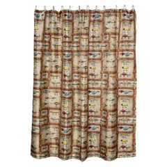 fishing lures shower curtain