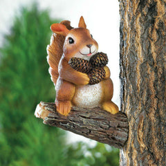 gathering squirrel tree decoration