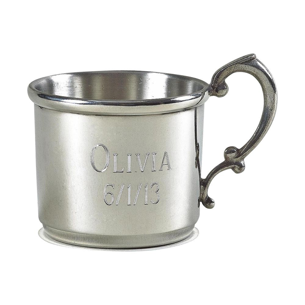 genuine pewter baby cup