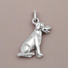 good boy labrador dog charm