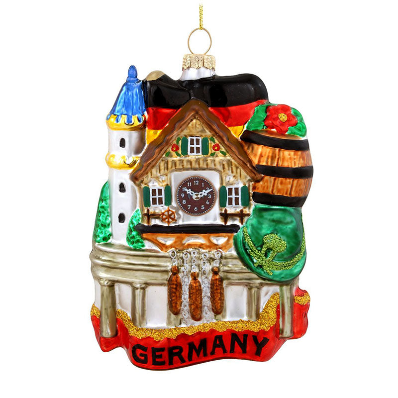 land of germany glass ornament