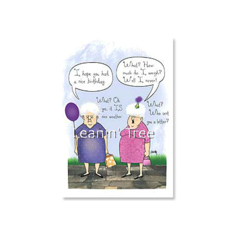 Leanin' Tree Friends Understand Each Other Birthday Card