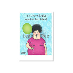 leanin' tree weren't you old enough last year birthday card