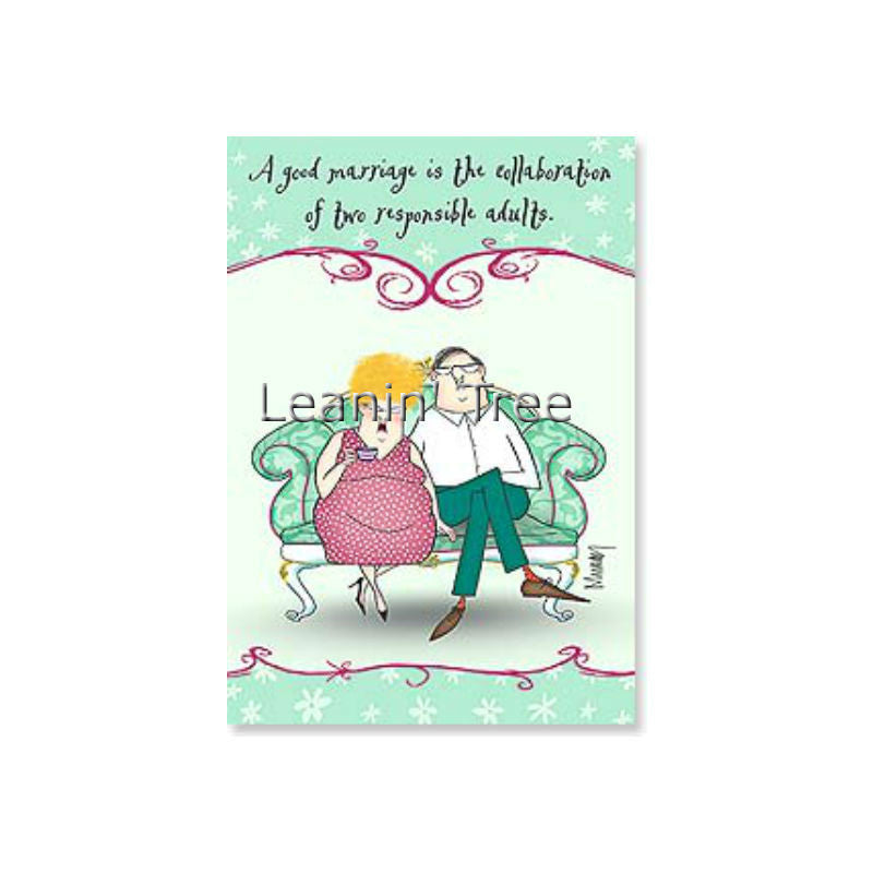 leanin' tree you two have succeeded anyway anniversary card