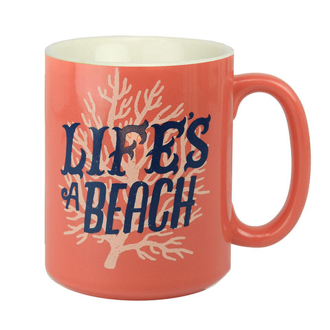 Life's A Beach Ceramic Beverage Mug