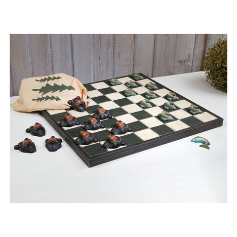Lodge Checkers Game Board