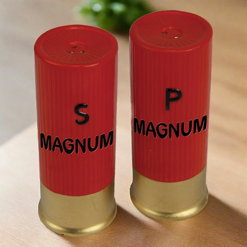 Magnum Shotgun Shells Salt & Pepper Shakers