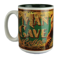 man cave coffee bear mug
