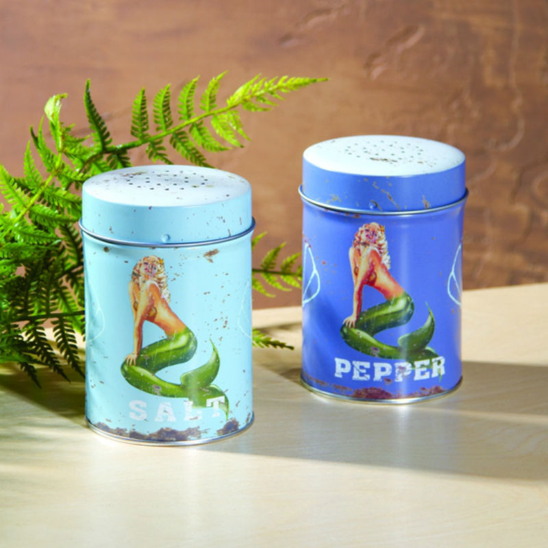 mermaid salt and pepper shakers