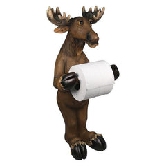 moose standing toilet tissue holder