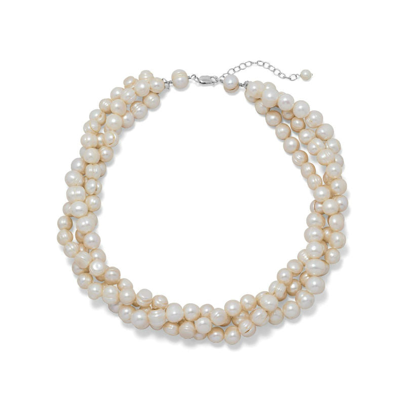 multistrand cultured freshwater pearls necklace