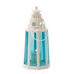 ocean blue lighthouse lantern
