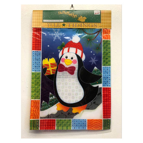 Penguin Mini Holiday Garden Flag