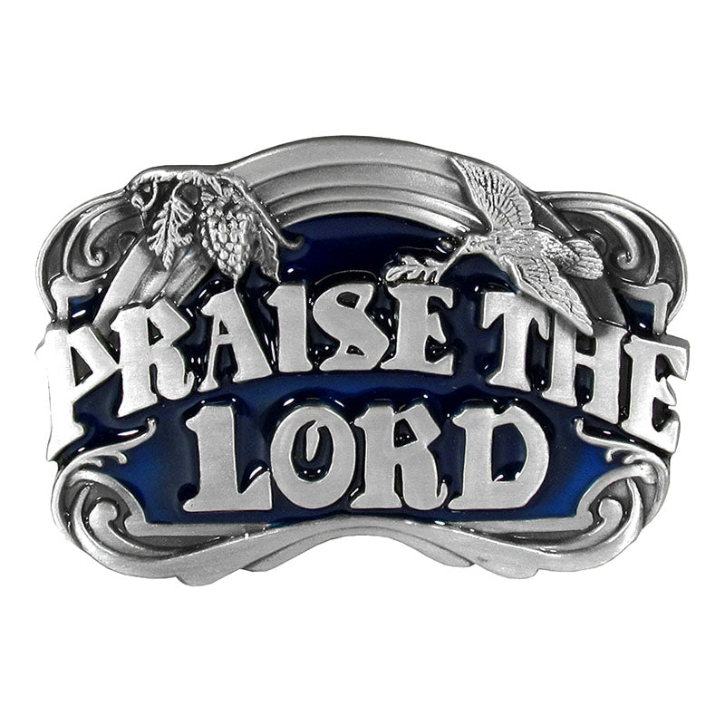 praise the lord belt buckle