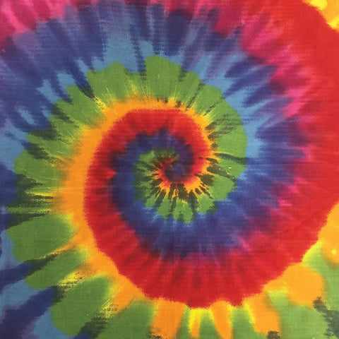 Rainbow Tie Dyed Bandanna Scarf
