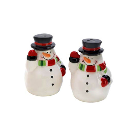 Snowman Couple Salt & Pepper Shakers