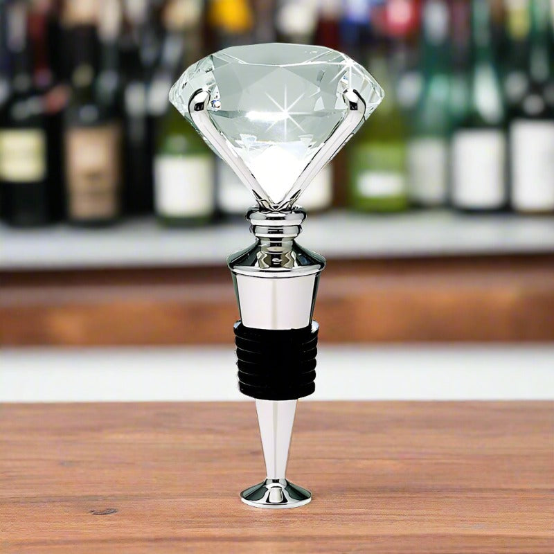 Wine Bottle Stopper | Engagement Ring Bottle Stopper w/Cork