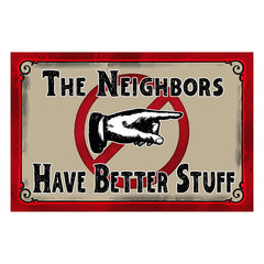 the neighbors have better stuff door mat
