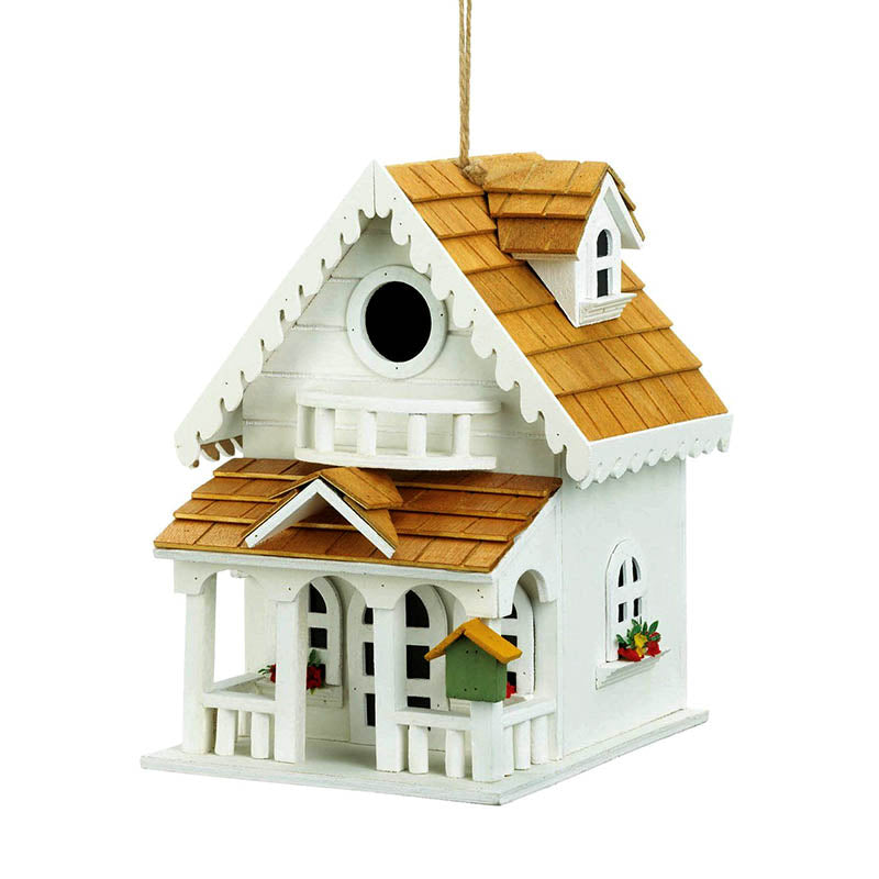 two story happy home bird house