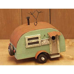 vintage camper bird house