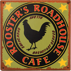 vintage rooster signs rooster's roadhouse cafe