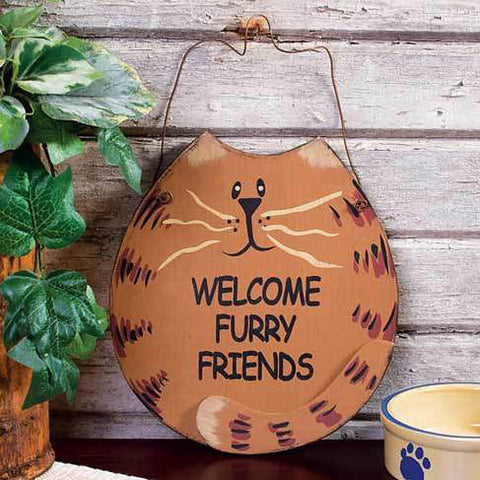 Welcome Furry Friends Sign