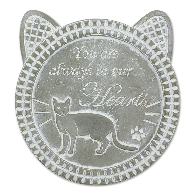you are always in our hearts cat memorial stone